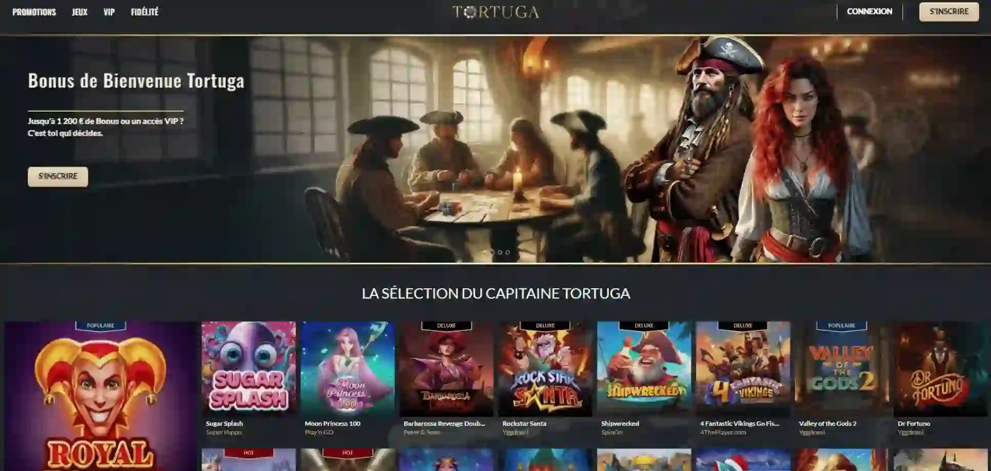 Logo de Tortuga Casino